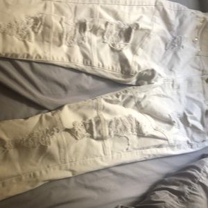 Cream/Tan designer Denim Jeans!!